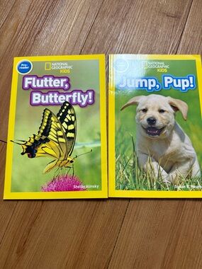 National Geographic Kids: Flutter, Butterfly! & Jump, Pup! - lot set
